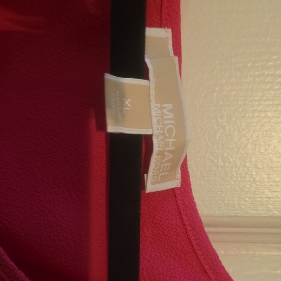 Michael Kors Pink Flutter Sleeve Relaxed Blouse - Picture 2 of 4